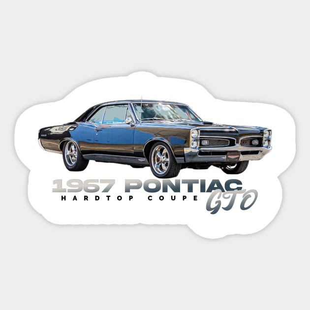 1967 Pontiac GTO Hardtop Coupe Sticker by Gestalt Imagery